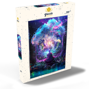 Darstellung des Puzzle Motivs Midnight Garden 200 Puzzle Schachtel Ansicht2