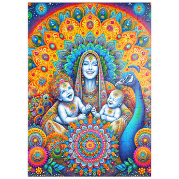 Darstellung des Puzzle Motivs puzzleplate Mother Energy 100 Puzzle