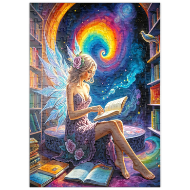 Darstellung des Puzzle Motivs puzzleplate Worlds of Wonder Library Fairy 200 Puzzle