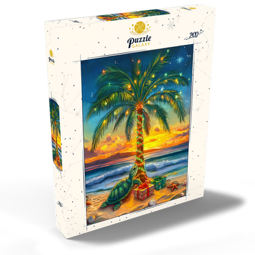 Darstellung des Puzzle Motivs Tropical Christmas 200 Puzzle Schachtel Ansicht2