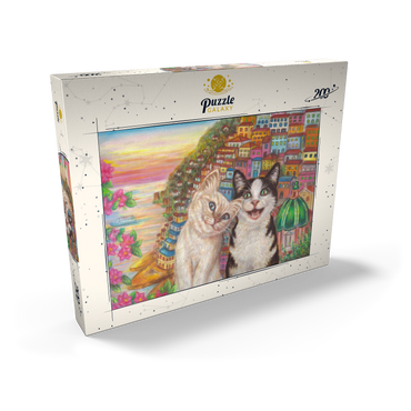 Darstellung des Puzzle Motivs Selfie in Positano 200 Puzzle Schachtel Ansicht2