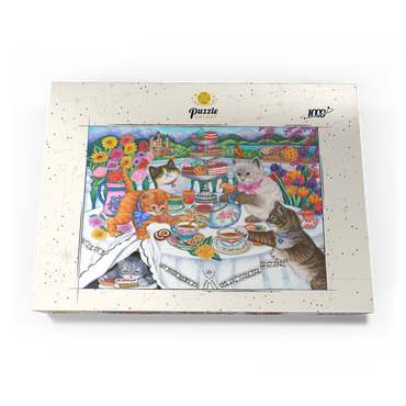 Darstellung des Puzzle Motivs Tea Time 1000 Puzzle Schachtel Ansicht3