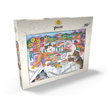 Darstellung des Puzzle Motivs Tea Time 200 Puzzle Schachtel Ansicht2