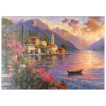 Darstellung des Puzzle Motivs puzzleplate Marina and Sunset, Italia 200 Puzzle