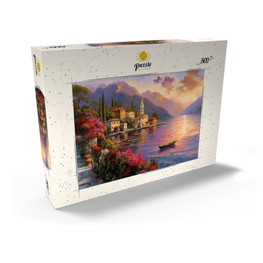 Darstellung des Puzzle Motivs Marina and Sunset, Italia 500 Puzzle Schachtel Ansicht2