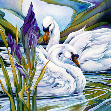 Darstellung des Puzzle Motivs Everlasting Love 1000 Puzzle 3D Modell