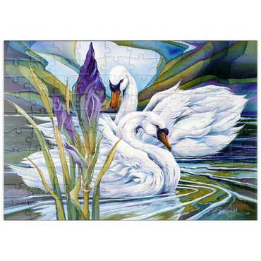 Darstellung des Puzzle Motivs puzzleplate Everlasting Love 100 Puzzle