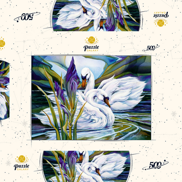 Darstellung des Puzzle Motivs Everlasting Love 500 Puzzle Schachtel 3D Modell