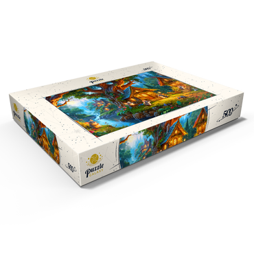 Darstellung des Puzzle Motivs Mice Cottage Retreat 500 Puzzle Schachtel Ansicht1