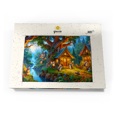 Darstellung des Puzzle Motivs Mice Cottage Retreat 500 Puzzle Schachtel Ansicht3