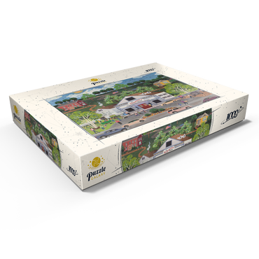 Darstellung des Puzzle Motivs American Girl's Day Out 1000 Puzzle Schachtel Ansicht1