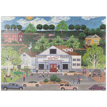 Darstellung des Puzzle Motivs puzzleplate American Girl's Day Out 1000 Puzzle