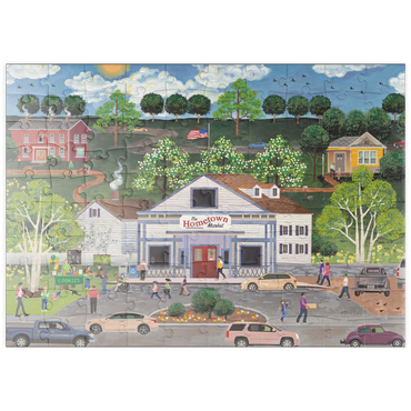 Darstellung des Puzzle Motivs puzzleplate American Girl's Day Out 100 Puzzle