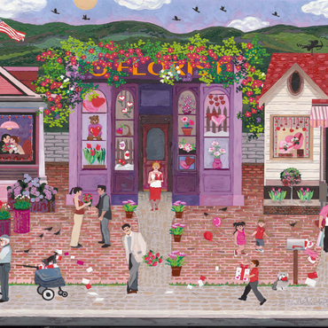 Darstellung des Puzzle Motivs Be Mine 1000 Puzzle 3D Modell