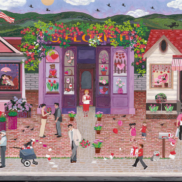 Darstellung des Puzzle Motivs Be Mine 500 Puzzle 3D Modell