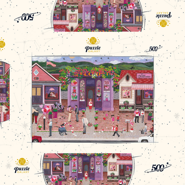 Darstellung des Puzzle Motivs Be Mine 500 Puzzle Schachtel 3D Modell