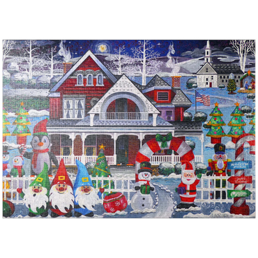Darstellung des Puzzle Motivs puzzleplate Inflatable Christmas 1000 Puzzle