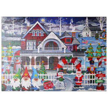 Darstellung des Puzzle Motivs puzzleplate Inflatable Christmas 100 Puzzle