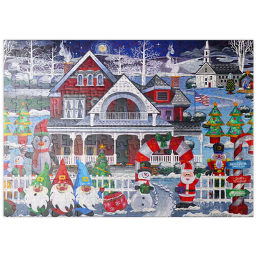 Darstellung des Puzzle Motivs puzzleplate Inflatable Christmas 200 Puzzle
