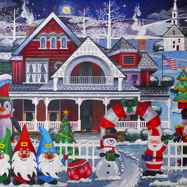 Darstellung des Puzzle Motivs Inflatable Christmas 200 Puzzle 3D Modell