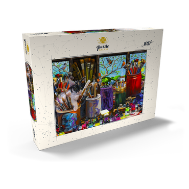 Darstellung des Puzzle Motivs Art Studio 1000 Puzzle Schachtel Ansicht2