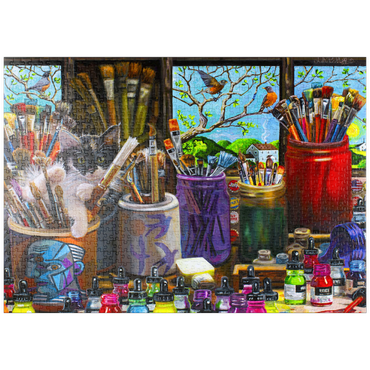 Darstellung des Puzzle Motivs puzzleplate Art Studio 1000 Puzzle