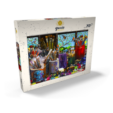 Darstellung des Puzzle Motivs Art Studio 200 Puzzle Schachtel Ansicht2