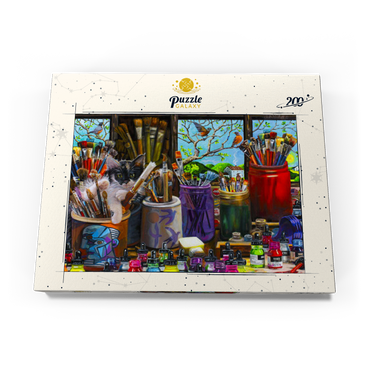 Darstellung des Puzzle Motivs Art Studio 200 Puzzle Schachtel Ansicht3
