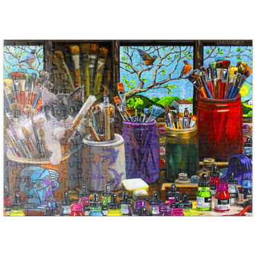 Darstellung des Puzzle Motivs puzzleplate Art Studio 200 Puzzle