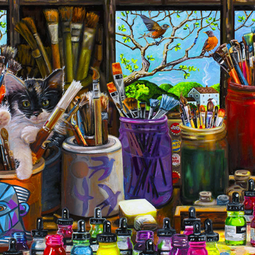 Darstellung des Puzzle Motivs Art Studio 200 Puzzle 3D Modell