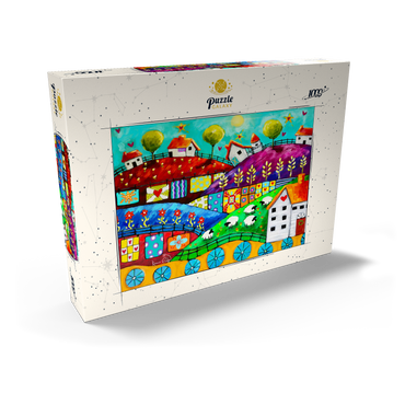 Darstellung des Puzzle Motivs Country life 1000 Puzzle Schachtel Ansicht2