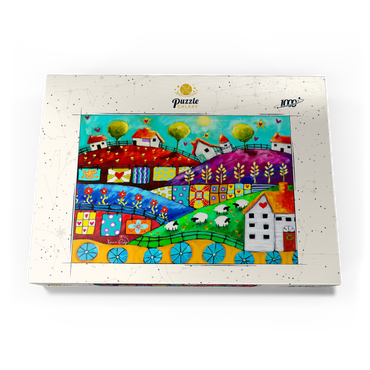 Darstellung des Puzzle Motivs Country life 1000 Puzzle Schachtel Ansicht3