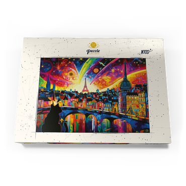 Darstellung des Puzzle Motivs Midnight in Paris 2 1000 Puzzle Schachtel Ansicht3