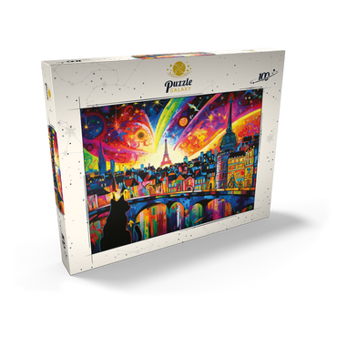 Darstellung des Puzzle Motivs Midnight in Paris 2 100 Puzzle Schachtel Ansicht2