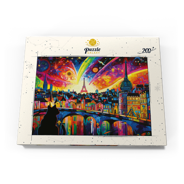 Darstellung des Puzzle Motivs Midnight in Paris 2 200 Puzzle Schachtel Ansicht3
