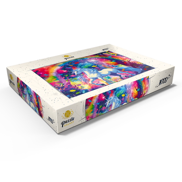 Darstellung des Puzzle Motivs Magic Forest 1000 Puzzle Schachtel Ansicht1