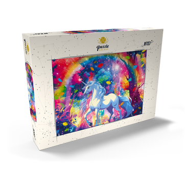 Darstellung des Puzzle Motivs Magic Forest 1000 Puzzle Schachtel Ansicht2