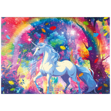 Darstellung des Puzzle Motivs puzzleplate Magic Forest 1000 Puzzle