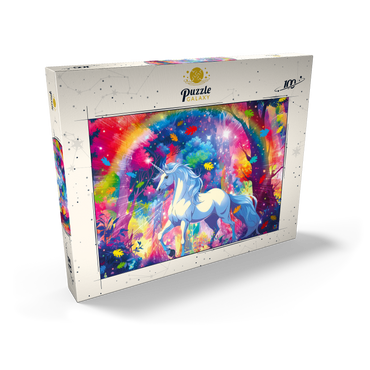 Darstellung des Puzzle Motivs Magic Forest 100 Puzzle Schachtel Ansicht2