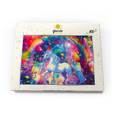 Darstellung des Puzzle Motivs Magic Forest 100 Puzzle Schachtel Ansicht3