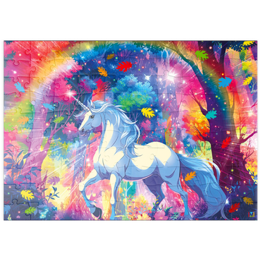 Darstellung des Puzzle Motivs puzzleplate Magic Forest 100 Puzzle