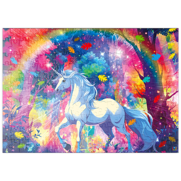 Darstellung des Puzzle Motivs puzzleplate Magic Forest 200 Puzzle