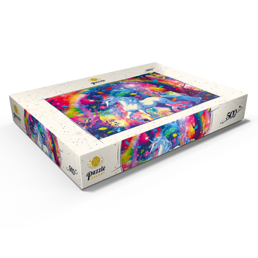 Darstellung des Puzzle Motivs Magic Forest 500 Puzzle Schachtel Ansicht1