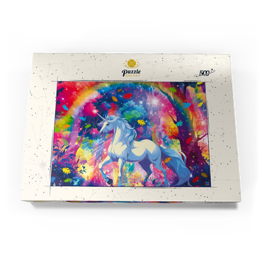 Darstellung des Puzzle Motivs Magic Forest 500 Puzzle Schachtel Ansicht3