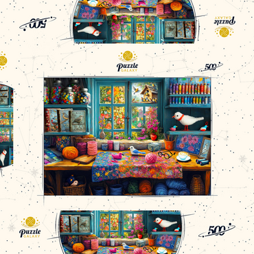 Darstellung des Puzzle Motivs Final Craft 2 500 Puzzle Schachtel 3D Modell