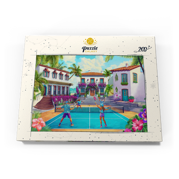 Darstellung des Puzzle Motivs Pickleball 200 Puzzle Schachtel Ansicht3