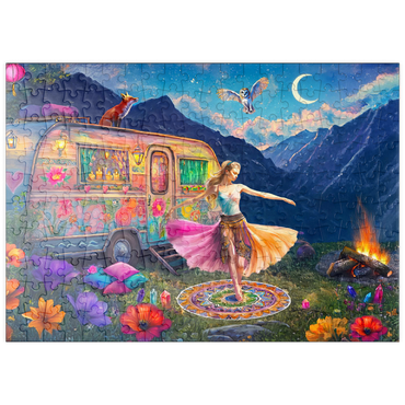 Darstellung des Puzzle Motivs puzzleplate Flower Power 200 Puzzle