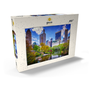 Darstellung des Puzzle Motivs Central Park South from Gapstow Bridge 1000 Puzzle Schachtel Ansicht2