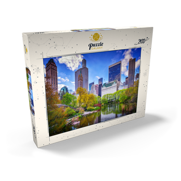 Darstellung des Puzzle Motivs Central Park South from Gapstow Bridge 200 Puzzle Schachtel Ansicht2