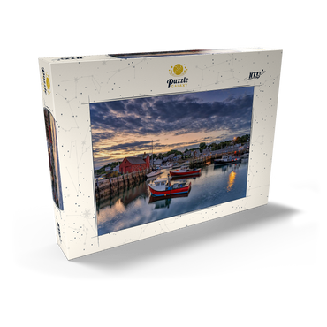 Darstellung des Puzzle Motivs Dawn in the Harbor 1000 Puzzle Schachtel Ansicht2